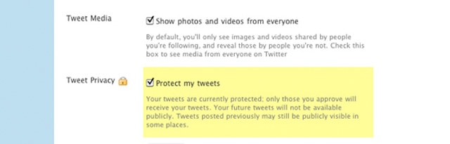 Twitter Privacy Settings Twitter Privacy Settings