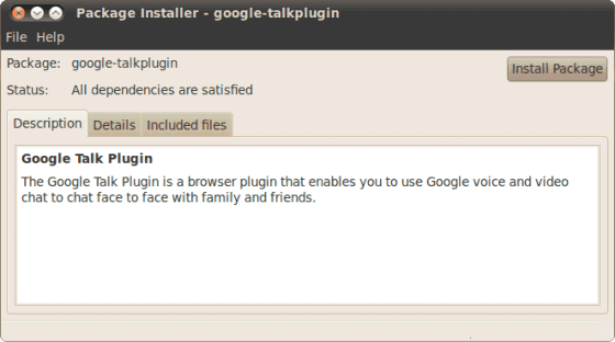 Gmail Plugin For Voice And Video Chat In LInux Gmail Plugin For Voice And Video Chat In LInux